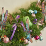 Christmas decorations at Cambridge Theatre